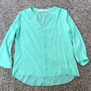 Teal Fun 2 Fun blouse
